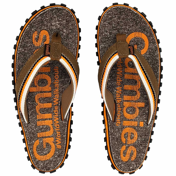 Gumbies - japonki unisex CAIRNS - ORANGE