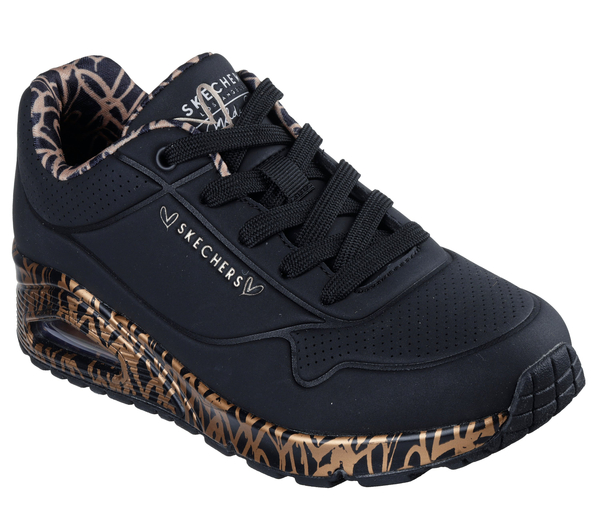 Skechers Damen Turnschuhe UNO-LOVING LOVE 155506 BKRG