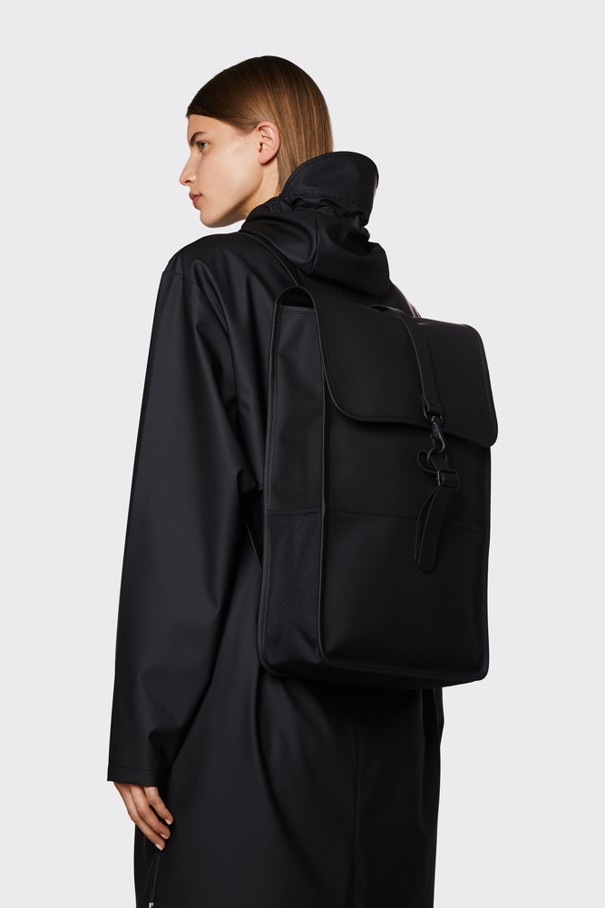 Rains waterproof backpack 48x30x12 cm 13L 12200 01 BLACK