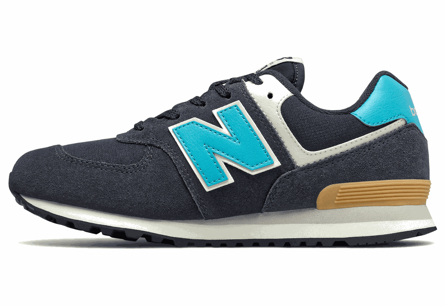 New Balance navy blue youth shoes GC574MS2