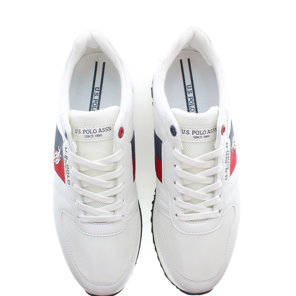 U.S.Polo Assn. męskie buty sneakersy  XIRIO003-WHI - białe