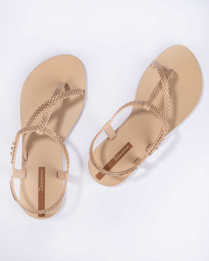 Ipanema women's sandals Class Wish II Fem 82931 20811 BEIGE/GOLD