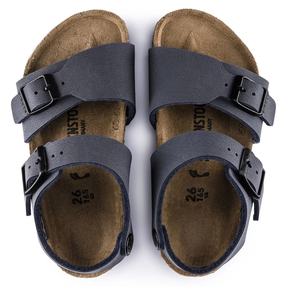Birkenstock sandały New York Kids BS 0087771 NAVY (szerokość standardowa)