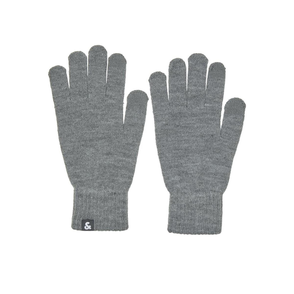 Jack & Jones touchscreen gloves 12159459 GREY MELANGE