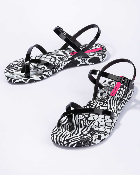 Ipanema women's sandals Fashion Sand X Fem 83179 20829 BLACK/WHITE