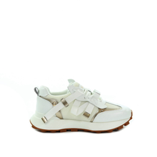 GOE Damskie sneakersy kremowe RR2N4065 WHITE