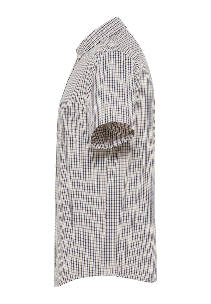 Mustang bawełniana koszula w kratkę z krótkim rękawem COLLIN MINI CHECK 1013857-12447