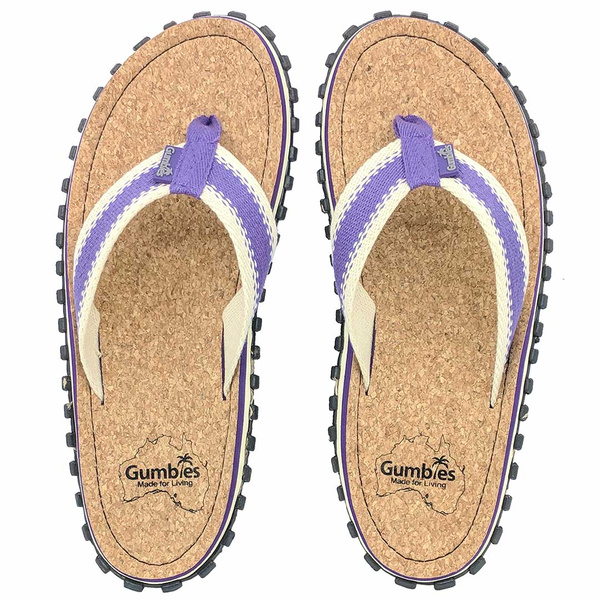 Gumbies - damskie japonki CORKER - PURPLE