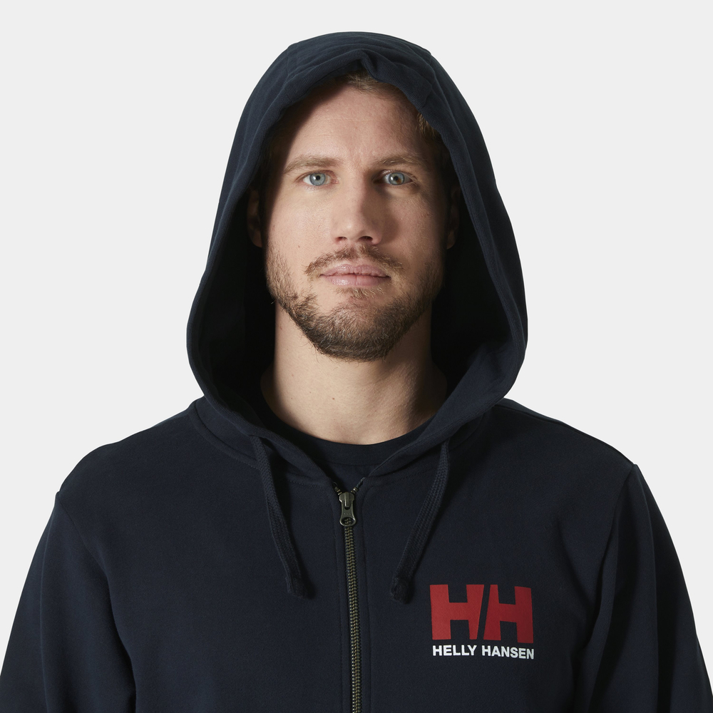 Helly Hansen męska bluza HH LOGO FULL ZIP HOODIE 2.0 30393 597