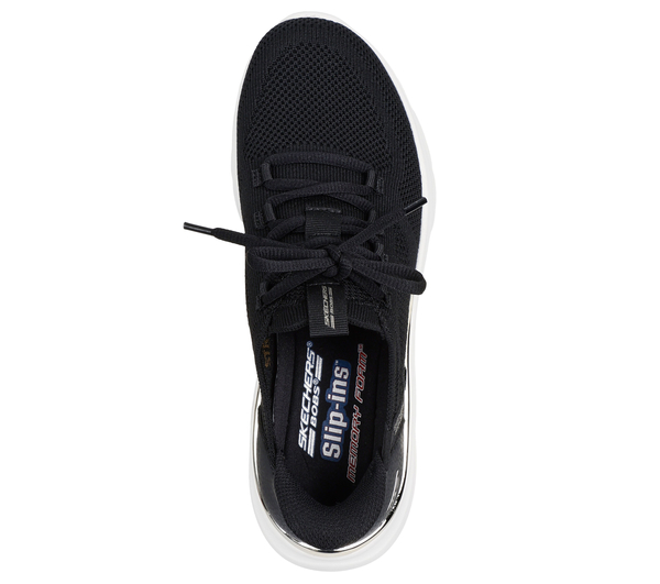 Skechers buty damskie sneakersy Slip-ins: BOBS Sport B Love - True Delight 117617 BLK black