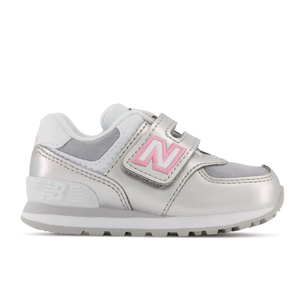 New Balance children's shoes for toddlers IV574LF1 - Velcro fastening - silver