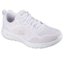 Skechers Damen Schuhe GO WALK Joy - Violett 124640 WTRG weiß