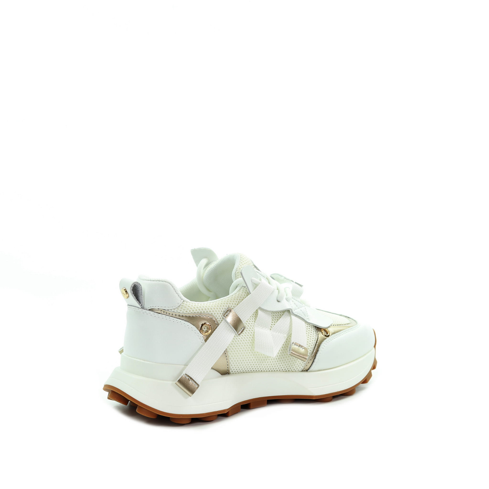 GOE Damskie sneakersy kremowe RR2N4065 WHITE