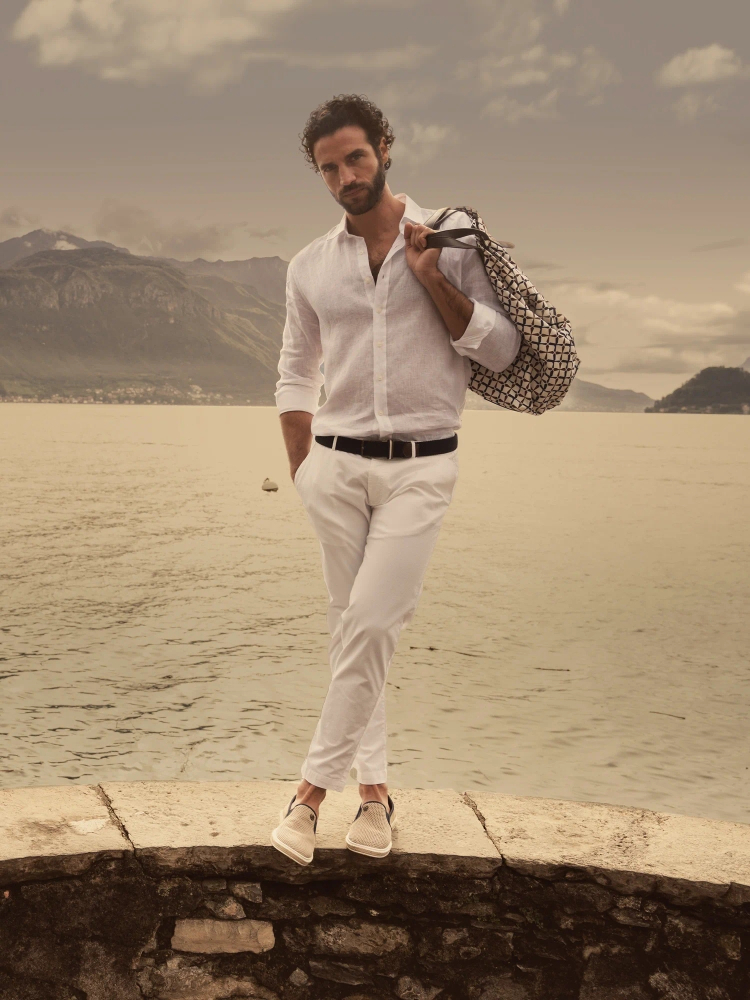 Bugatti męskie buty slip-on 321-ASP61-6900-5200 BEIGE