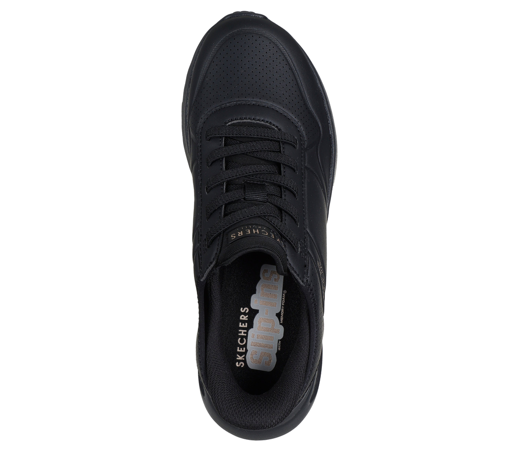 Skechers damskie buty sportowe UNO LIGHT FLOATING STEPS 177394 BBK