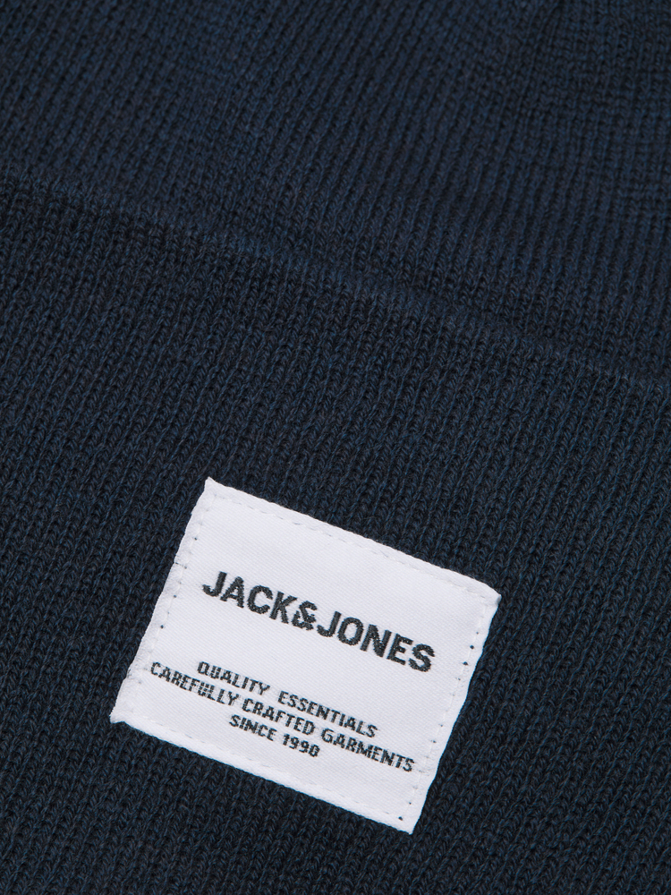 JACK&JONES JACLONG STRICKMÜTZE12150627 MARINEBLAUER BLAZER