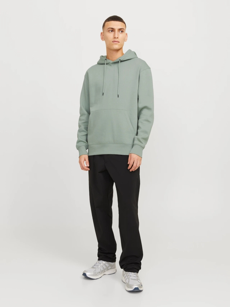 Jack&Jones męska bluza z kapturem JJESTAR BASIC SWEAT HOOD NOOS 12208157 ICEBERG GREEN
