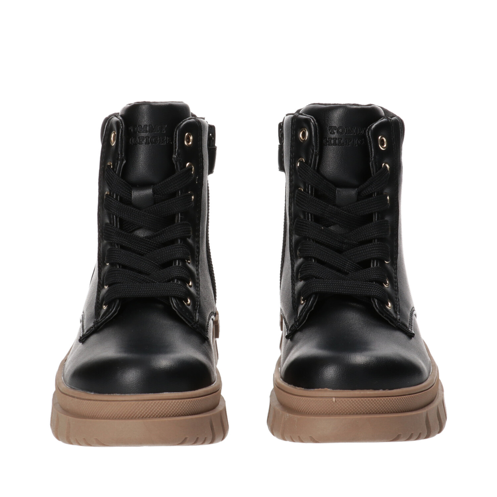 Tommy Hilfiger damskie buty zimowe LACE UP BOOTIE BLACK T3A5-33052-0328999-999