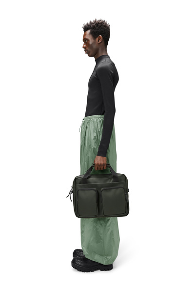 Rains torba podróżna 30x38x9 cm TEXEL TECH BAG W3 14250 03 GREEN