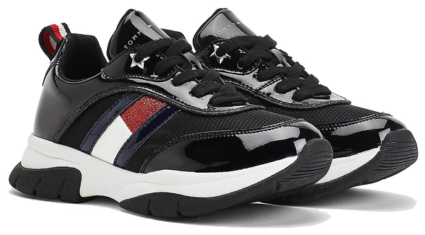 Tommy Hilfiger lakierowane buty młodzieżowe T3A4-31179-1022999