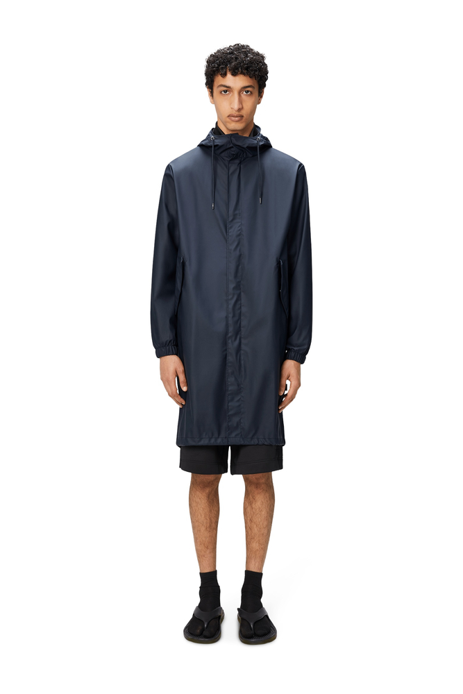 Rains płaszcz przeciwdeszczowy unisex FISHTAIL PARKA W3 18140 47 NAVY