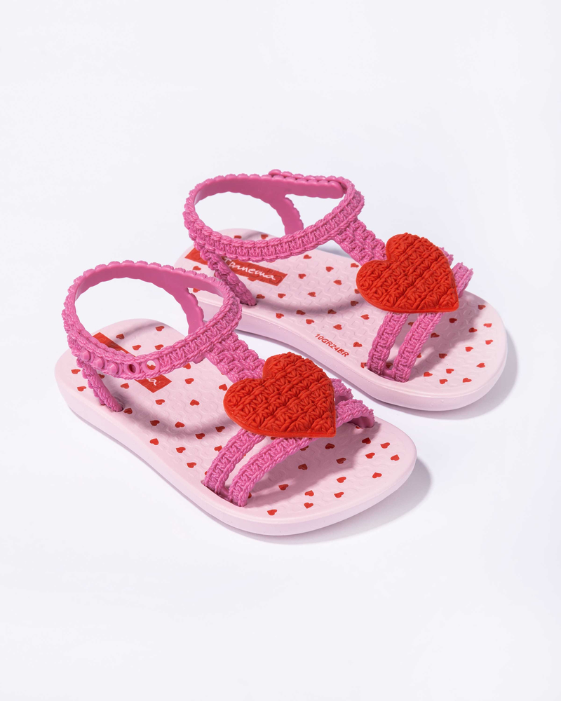Ipanema dziecięce sandały MY FIRST BAB 81997-BC815 PINK/PINK/RED