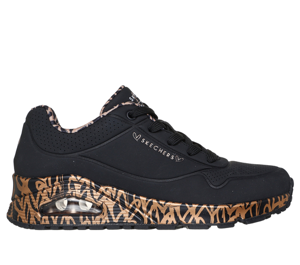 Skechers Damen Turnschuhe UNO-LOVING LOVE 155506 BKRG