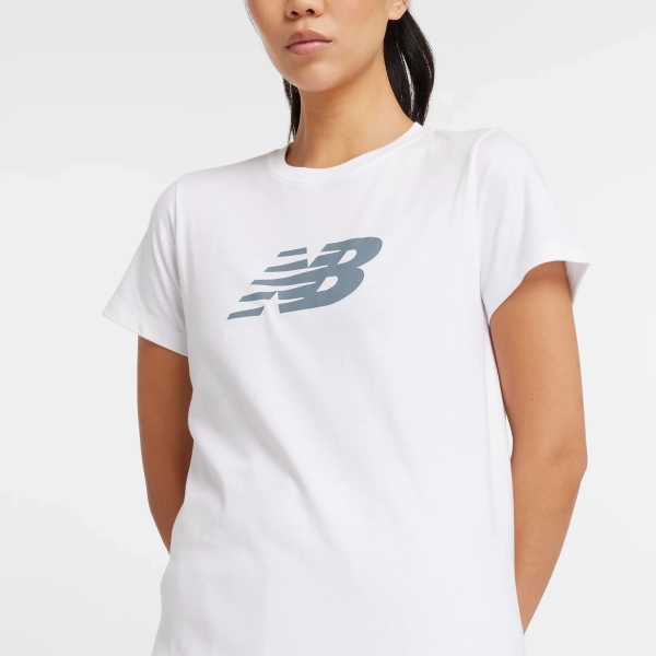 New Balance women's SPORT JERSEY LOGO T-SHIRT WT WT43582WT T-shirt