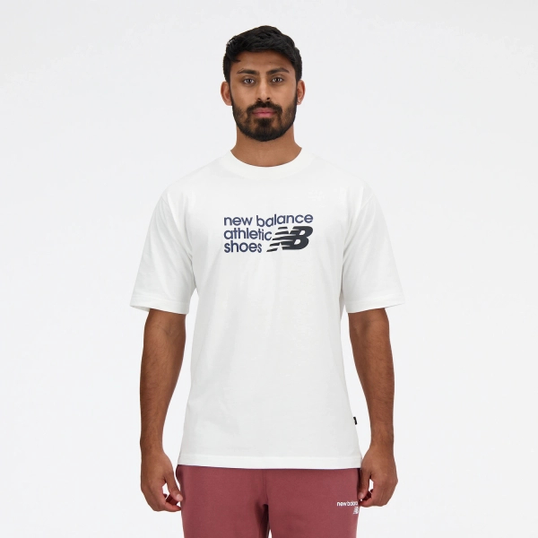 New Balance men's t-shirt S/S BRAND T-SH WT MT41524WT