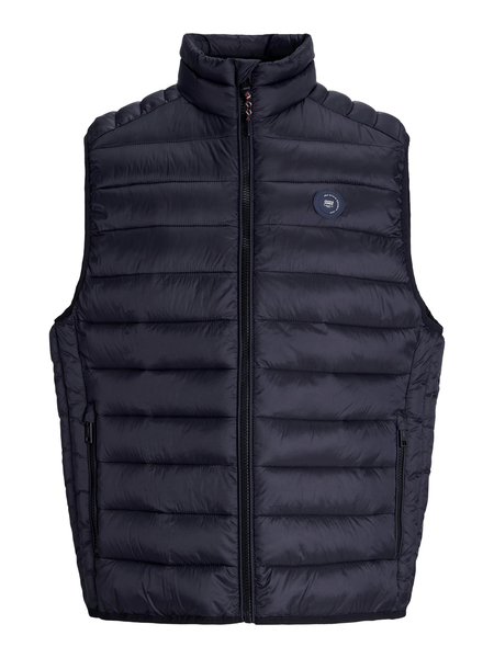Jack&Jones men's sleeveless vest JJEBRADLEY LIGHT BODYWARMER COLLAR NOO 12280973 BLACK