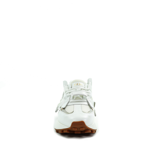 GOE Damskie sneakersy kremowe RR2N4065 WHITE