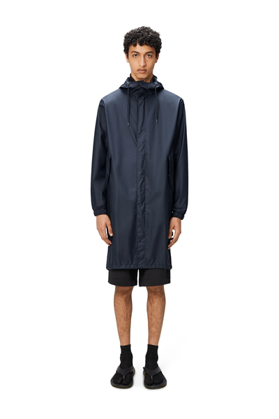 Rains płaszcz przeciwdeszczowy unisex FISHTAIL PARKA W3 18140 47 NAVY