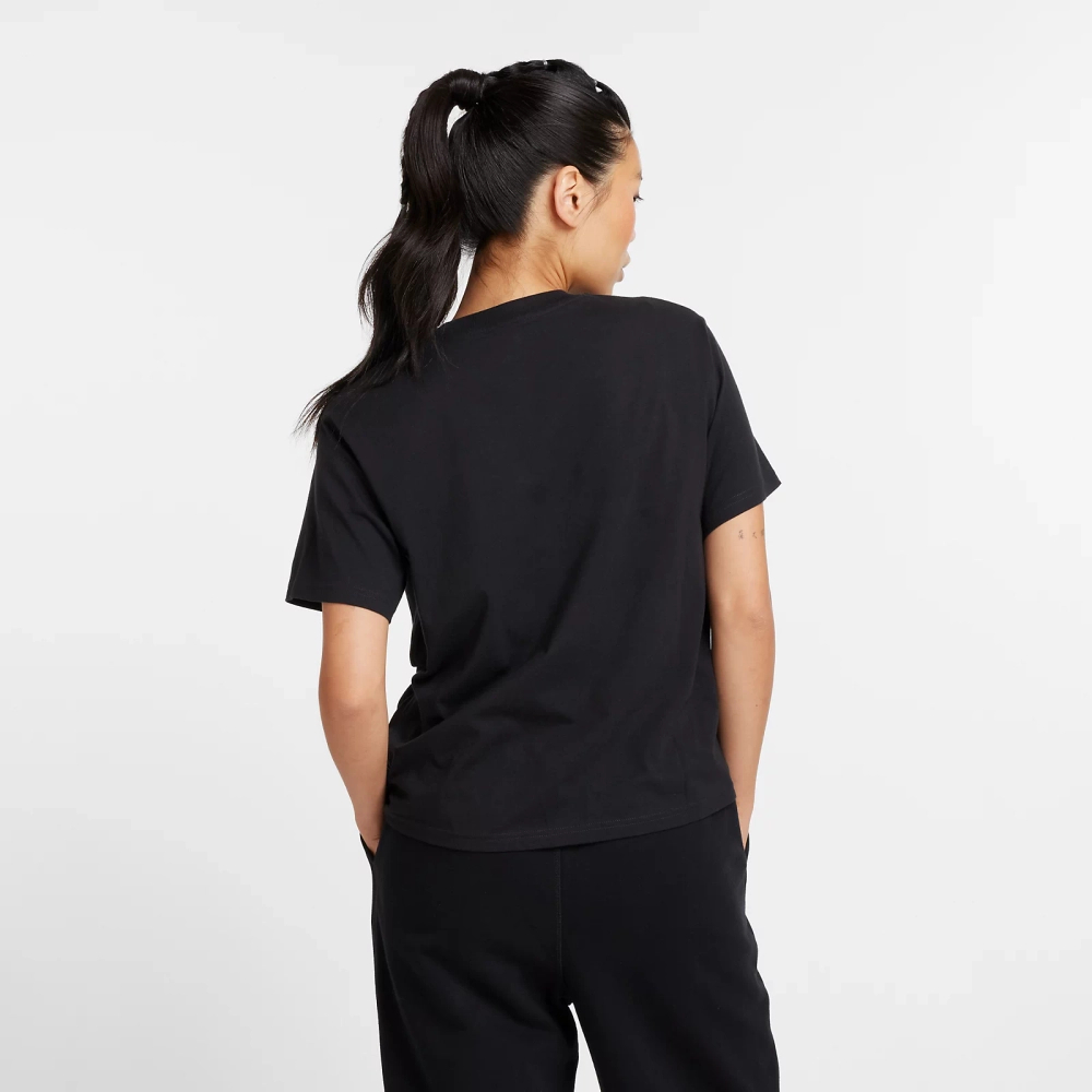 New Balance damska koszulka SPORT JERSEY RELAXED LOGO  BK WT43583BK