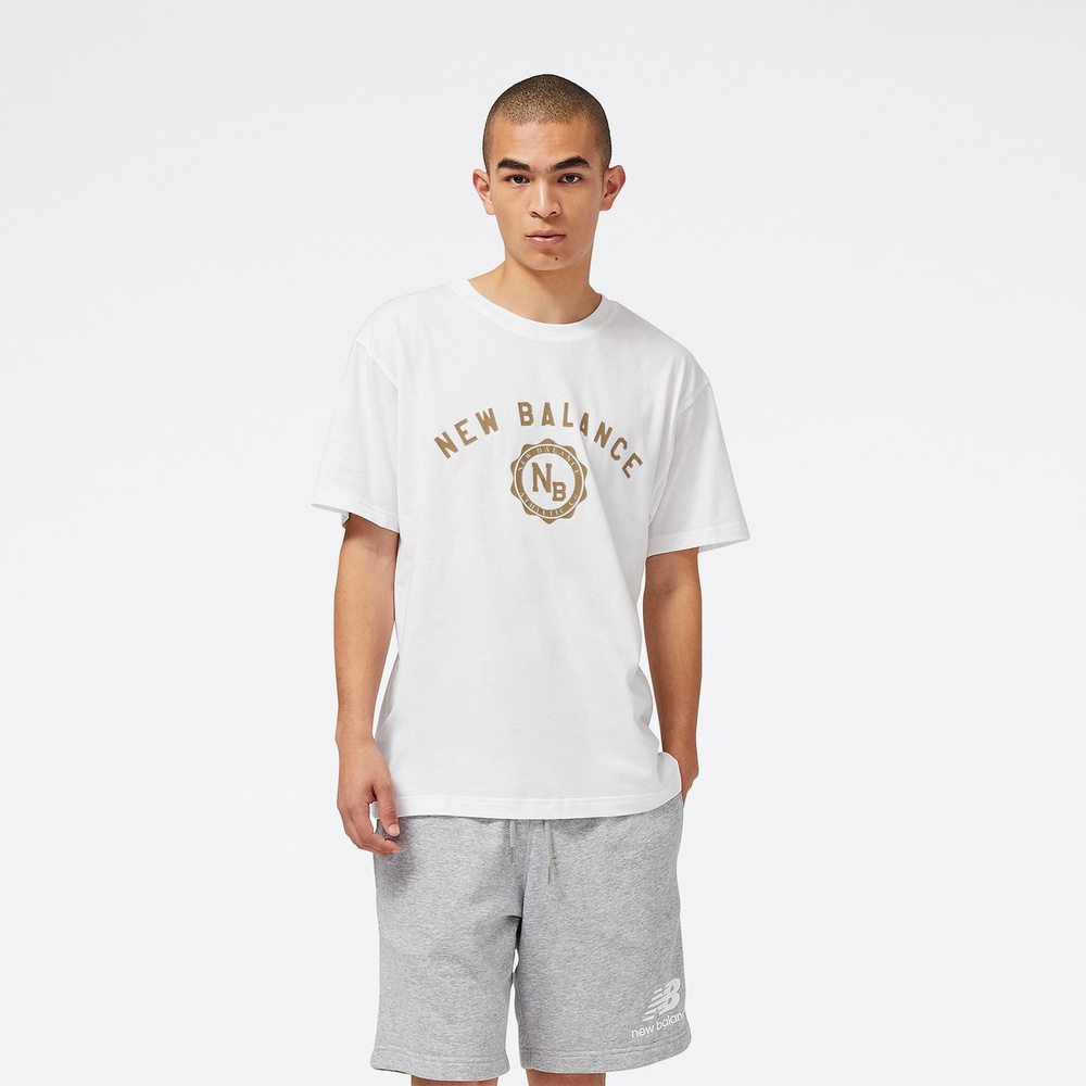 New Balance SPORT SEASONAL GRAPHIC COT WT T-shirt MT31904WT