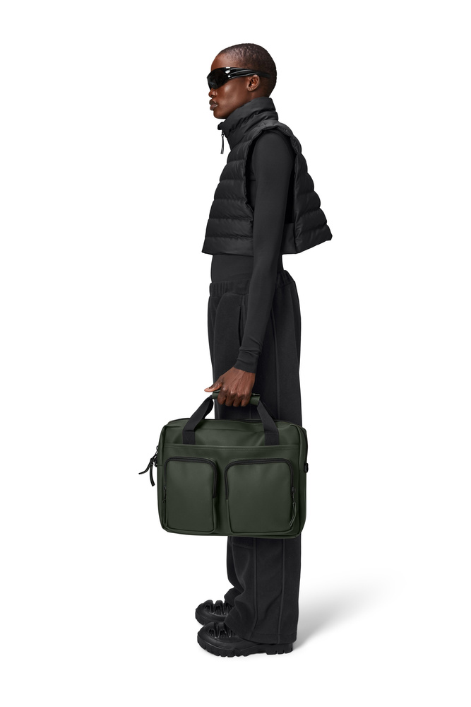 Rains torba podróżna 30x38x9 cm TEXEL TECH BAG W3 14250 03 GREEN