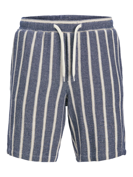 Jack&Jones kurze Jogginghose JPSTJAIDEN COBA STRIPE JOG SHORTS REG SN 12274413 OCEAN CAVERN