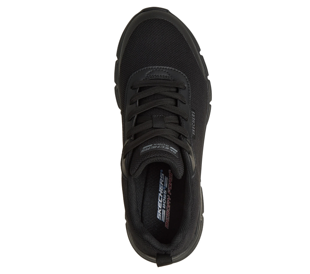 Skechers Herren wasserdichte Schuhe BOBS B FLEX RAIN EDGE 118111/BBK BLACK
