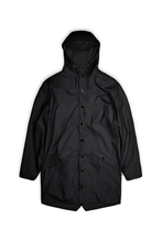Rains Unisex Regenjacke LONG JACKET 12020 01 BLACK