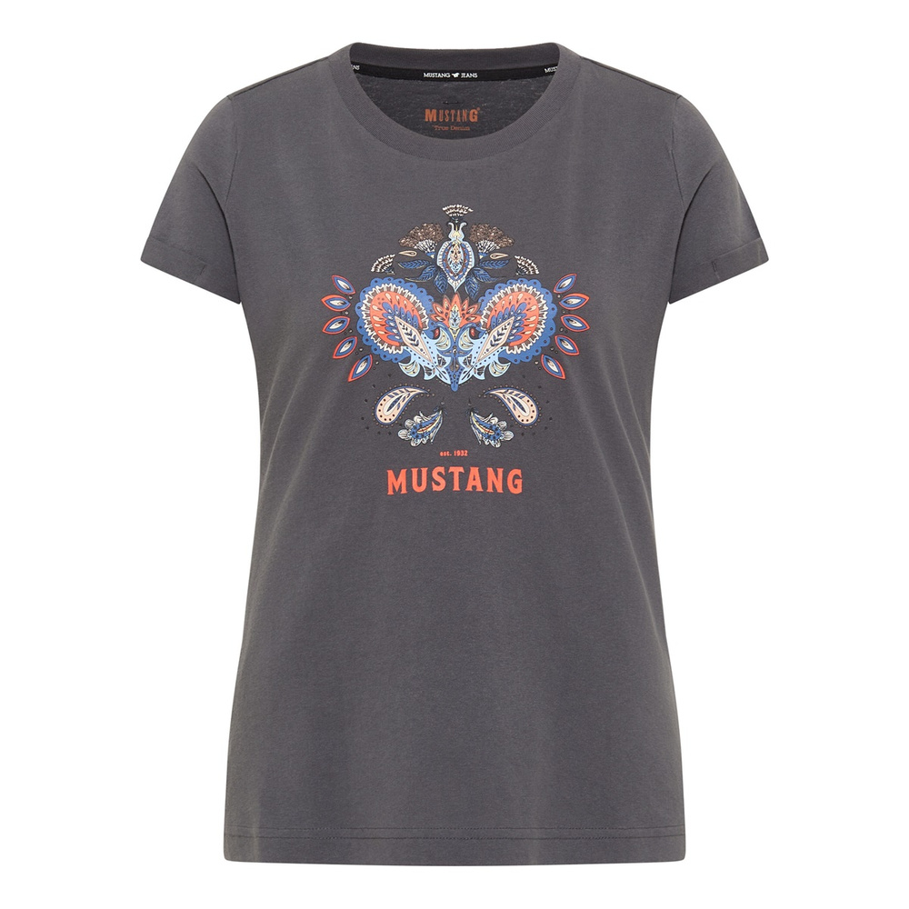Mustang damska koszulka T-shirt Alina C Print 1012290 4086