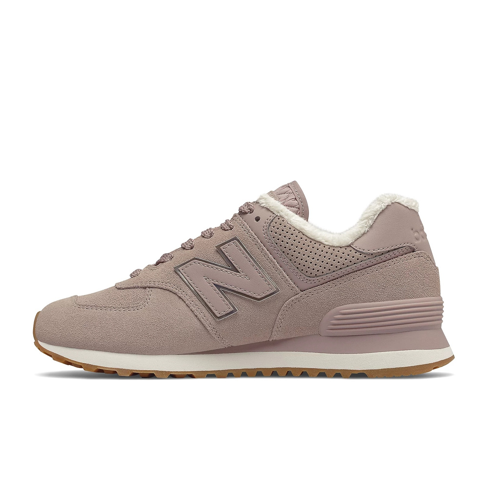 New Balance damskie buty sneakersy ocieplane WL574LW2 - różowe